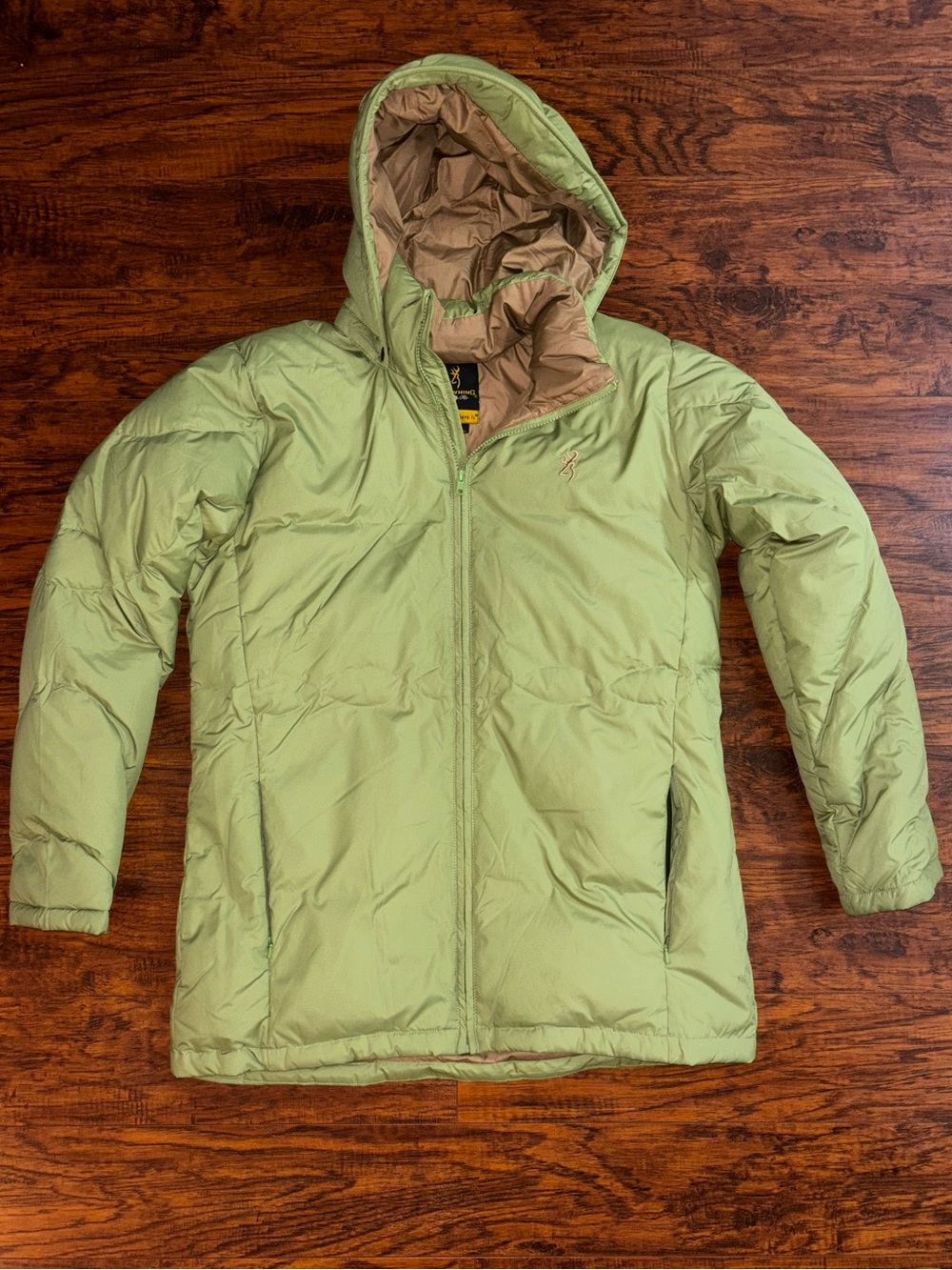 Browning For Her Puffer Jacket Goose Down Insulated Hooded Thick Winter Coat